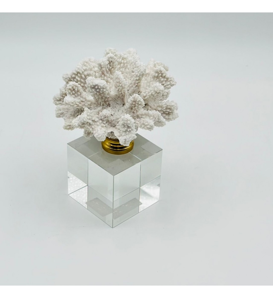 قطعة ديكور أنيقة بتصميم مرجاني  18×7×7سم 