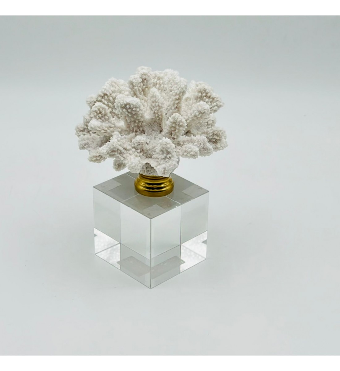 قطعة ديكور أنيقة بتصميم مرجاني  18×7×7سم 