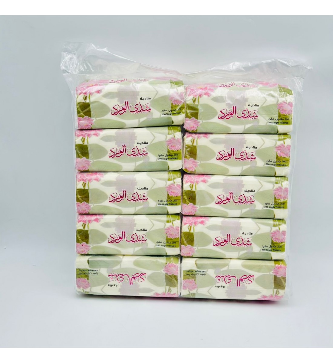 مناديل  ورقييه من شذي الورد 10حبات 