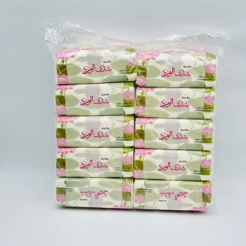 مناديل  ورقييه من شذي الورد 10حبات 