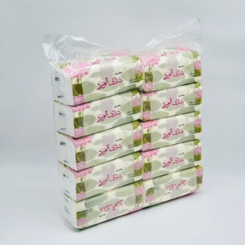 مناديل  ورقييه من شذي الورد 10حبات 