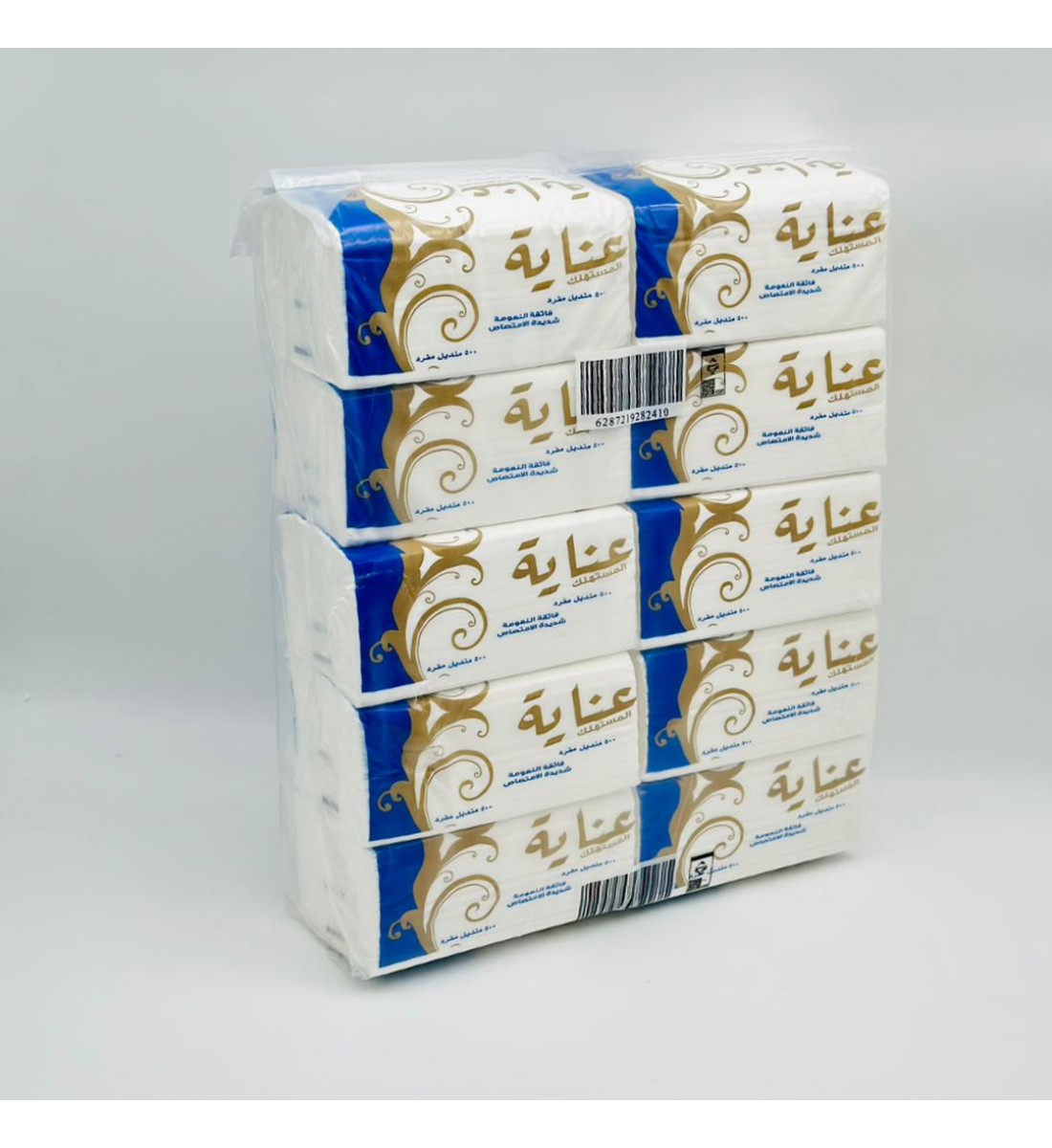 مناديل  ورقييه من شذي الورد 10حبات 