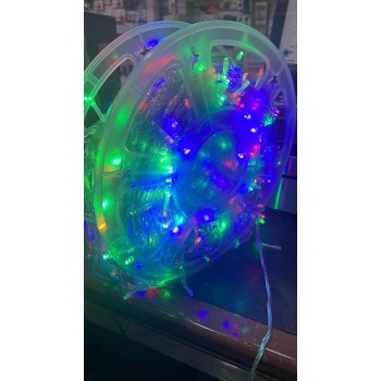 عقد إضاءة زينة كهربائي 100 متر  عقد إضاءة الزينة (100 متر) – سحر الضوء في كل زاوية