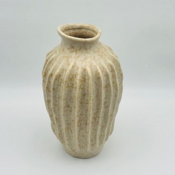 فازه  أنيقة لفازة سيراميك\ بتصميم انسيابي عصري  31×8×8سم 