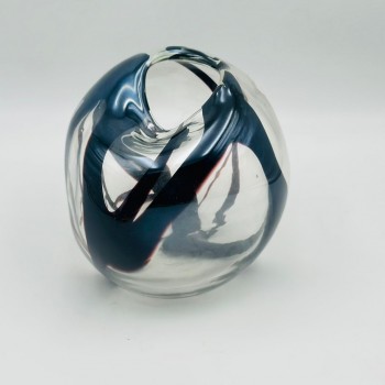 فازه زجاج  تصميم كلاسيك مقاس20×6×6سم 