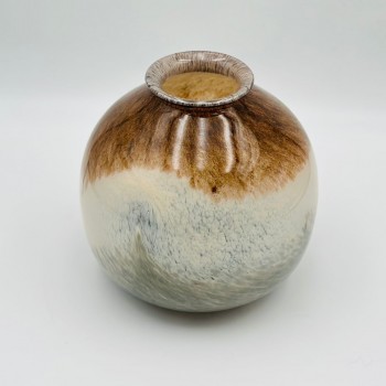 فازه زجاج  تصميم كلاسيك مقاس23×9×9سم 