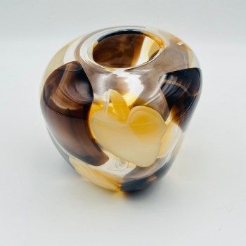 فازه زجاج  تصميم كلاسيك مقاس 21×8×8سم 