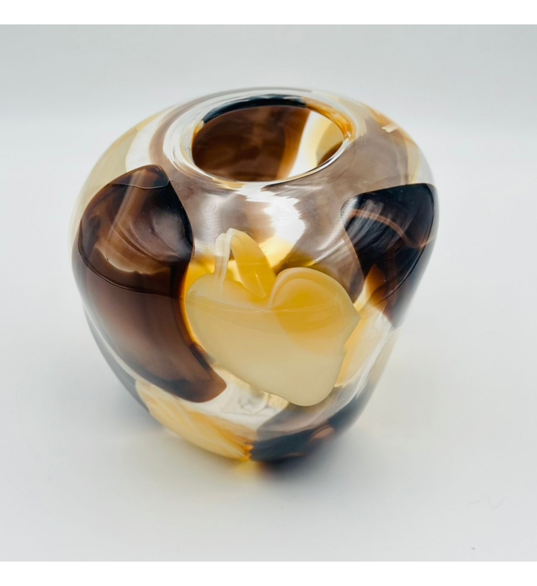 فازه زجاج  تصميم كلاسيك مقاس 21×8×8سم 