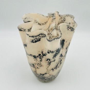 فازه زجاج  تصميم كلاسيك مقاس 25×20×20سم 