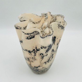 فازه زجاج  تصميم كلاسيك مقاس 25×20×20سم 