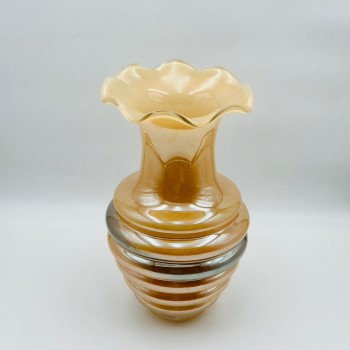 فازه زجاج  تصميم كلاسيك مقاس  38×22×22سم 