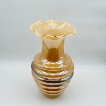 فازه زجاج  تصميم كلاسيك مقاس  38×22×22سم 