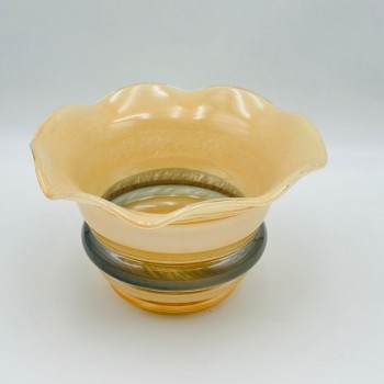 فازه زجاج  تصميم كلاسيك مقاس  27×27×15سم