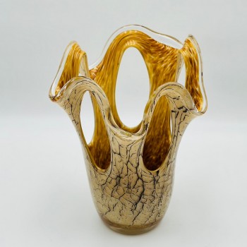 فازه زجاج  تصميم كلاسيك مقاس  20×20×15سم 