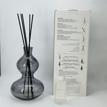 فواحه عطرية مع عيدان زجاج 500ملي تقريبا 