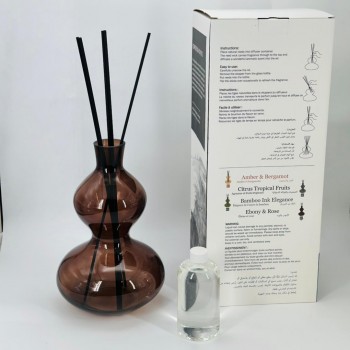 فواحه عطرية مع عيدان زجاج 500ملي تقريبا 