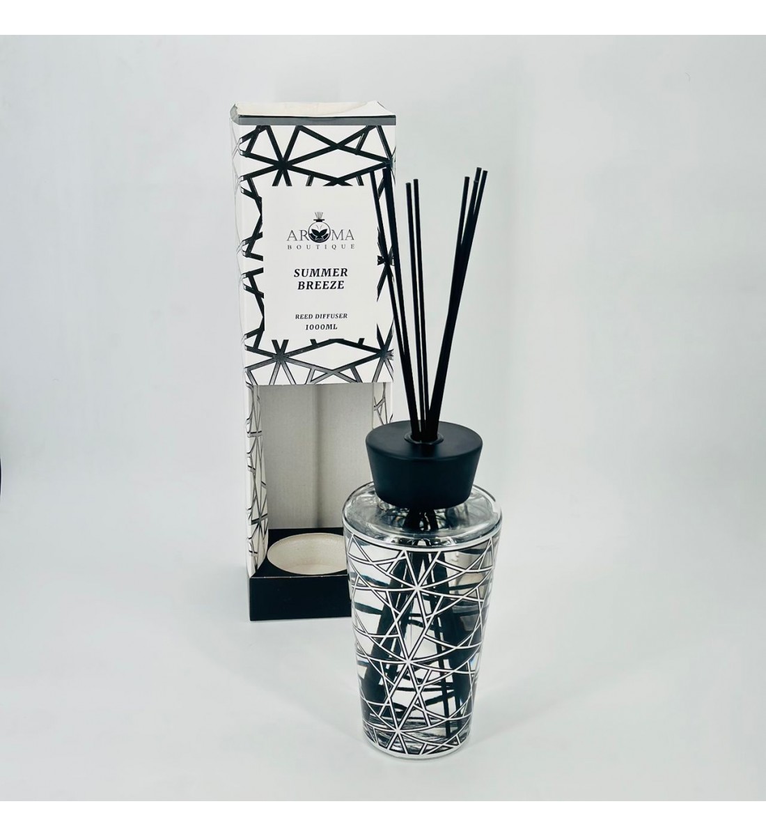 فواحه عطرية مع عيدان زجاج1000ملي فواحه عطرية مع عيدان زجاج1000ملي