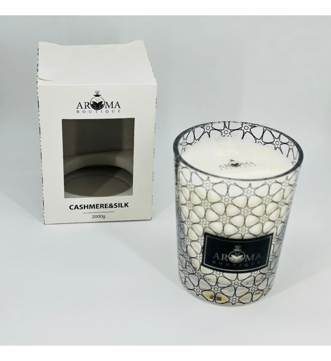 شمعه عطرية زجاج 2000غرام 