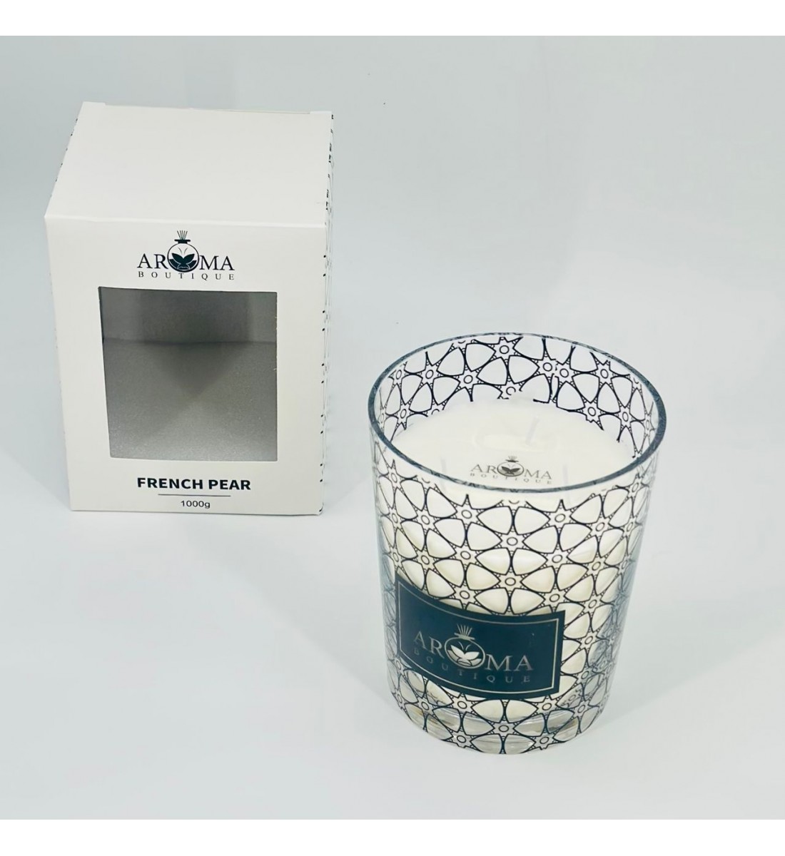 شمعه عطرية زجاج 1000غرام 