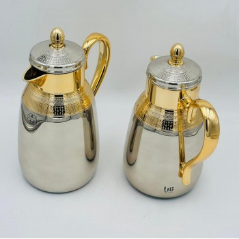 طقم  ترمس  شاي وقهوة أنيق يجمع بين التصميم العصري والانيق 