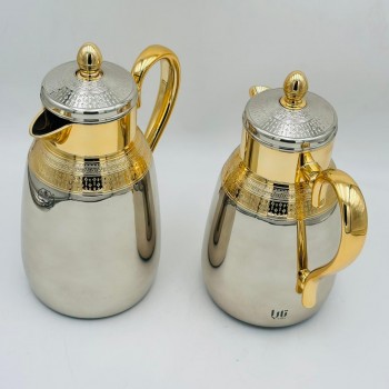 طقم  ترمس  شاي وقهوة أنيق يجمع بين التصميم العصري والانيق 