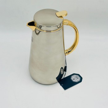 ترمس أنيق بتصميم عصري يجمع بين البساطة والفخامة، مصنوع من هيكل معدني 1لتر