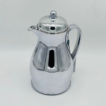 ترمس أنيق بتصميم عصري يجمع بين البساطة والفخامة، مصنوع من هيكل معدني1لتر 