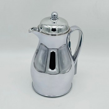 ترمس أنيق بتصميم عصري يجمع بين البساطة والفخامة، مصنوع من هيكل معدني1لتر 