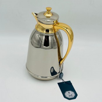 ترمس أنيق بتصميم عصري يجمع بين البساطة والفخامة، مصنوع من هيكل معدني 0.750ملي