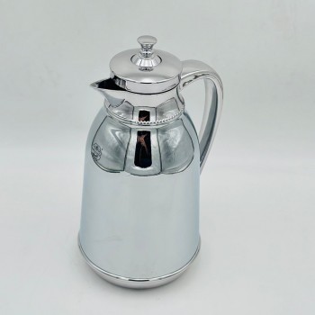 ترمس أنيق بتصميم عصري يجمع بين البساطة والفخامة، مصنوع من هيكل معدني1لتر 