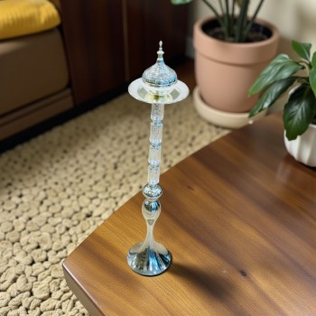  مبخرة أرضية أنيقة مصنوعة من الاكرلك الشفاف بتصميم طويل وراقي يضيف لمسة فخامة للمكان80سم