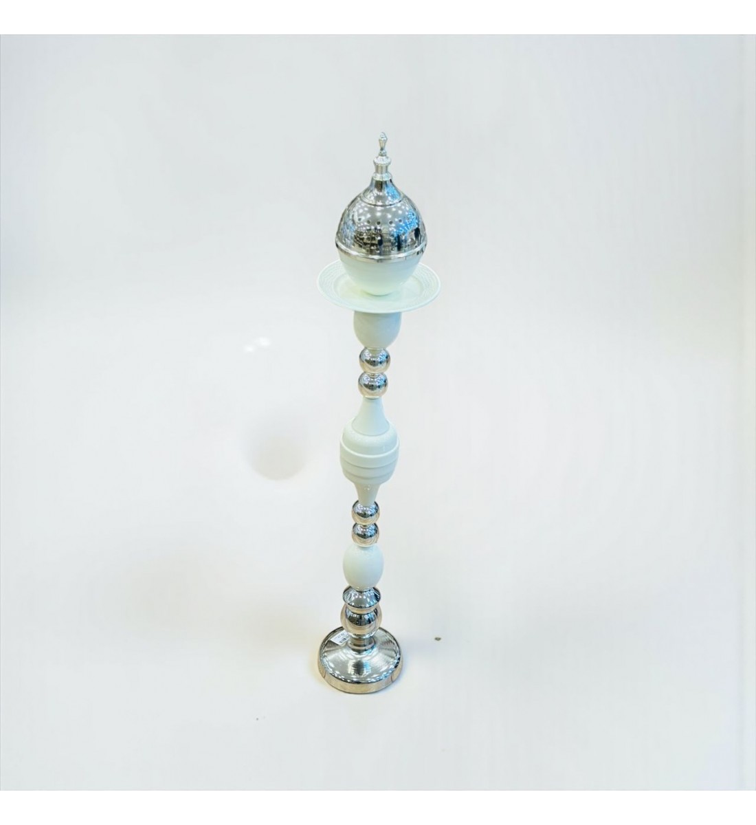  مبخرة أرضية أنيقة مصنوعة من الاستيل  بتصميم طويل وراقي يضيف لمسة فخامة للمكان80سم