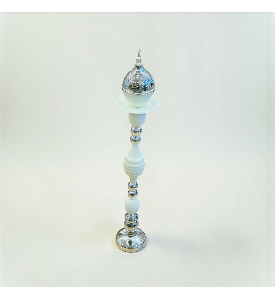  مبخرة أرضية أنيقة مصنوعة من الاستيل  بتصميم طويل وراقي يضيف لمسة فخامة للمكان80سم