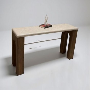 كنسول خشبي بتصميم عصرى ومميز