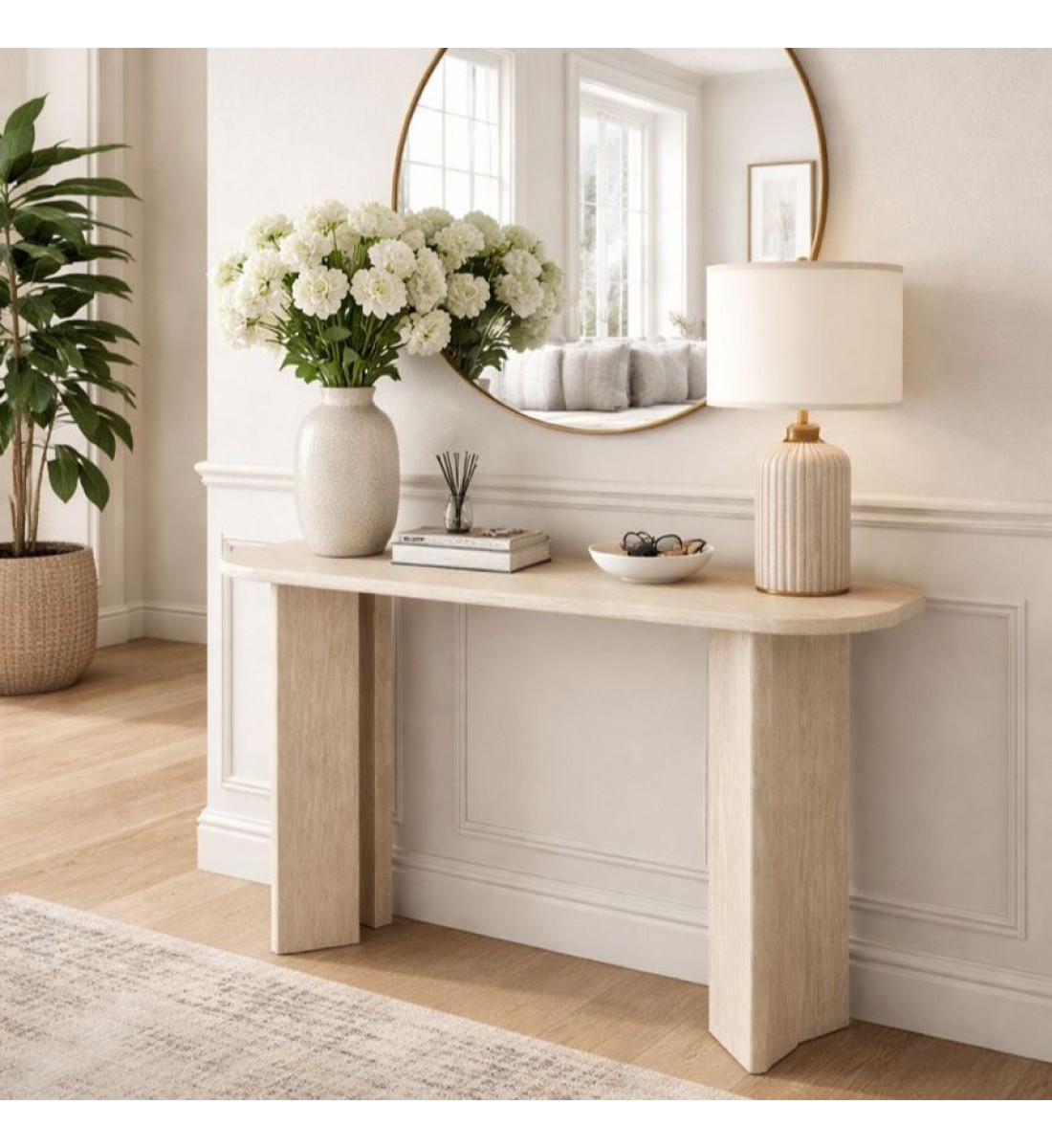 كنسول خشبي بتصميم عصرى ومميز كنسول خشبي بتصميم عصرى ومميز