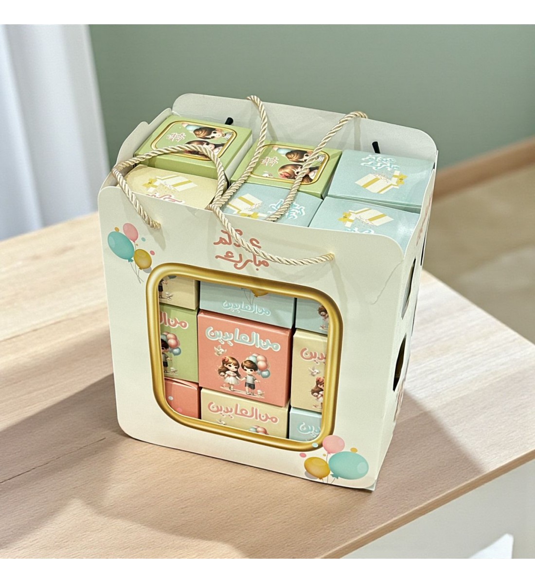 بوكس المفاجائت توزيعات  حلوة العيد  18 بوكس 