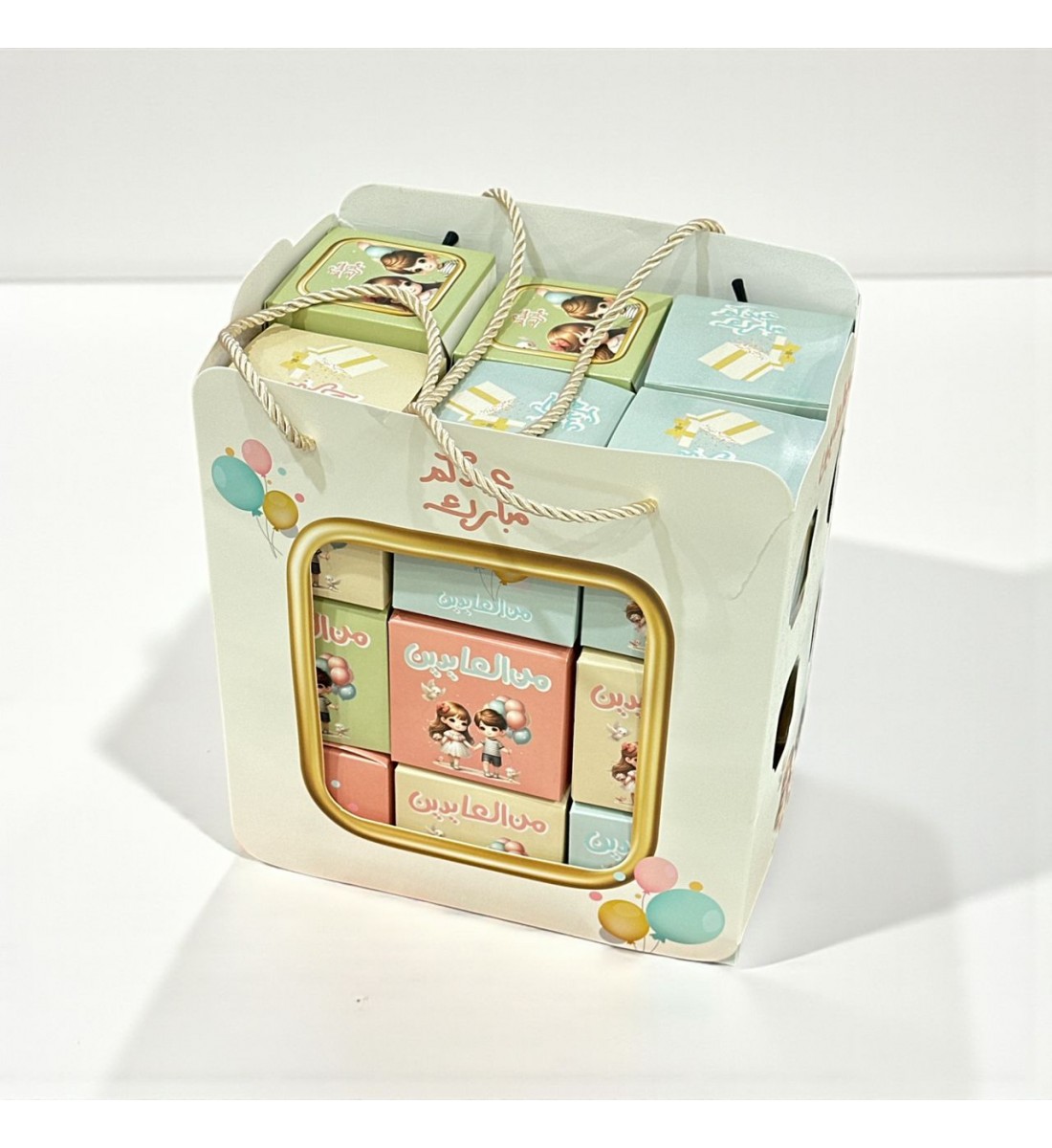 بوكس المفاجائت توزيعات  حلوة العيد  18 بوكس 