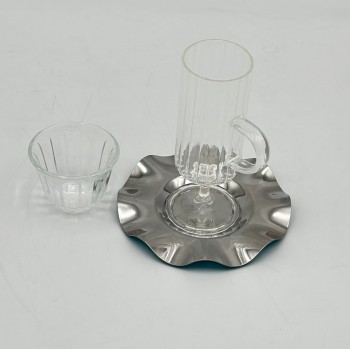 طقم كاسات وفناجين مع الصحن 18قطعه