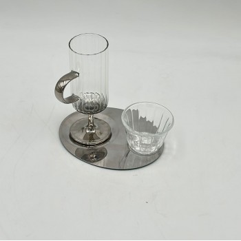 طقم كاسات وفناجين مع الصحن 18قطعه