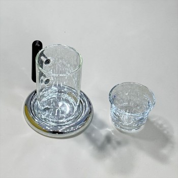 طقم كاسات وفناجين مع الصحن 18قطعه