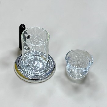 طقم كاسات وفناجين مع الصحن 18قطعه