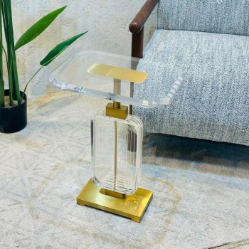  طاولة جانبية فاخرة بتصميم عصري أنيق 35×35×57سم 