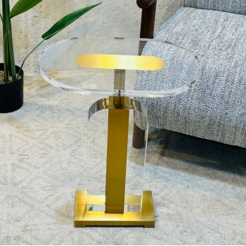  طاولة جانبية فاخرة بتصميم عصري أنيق 45×30×56سم 