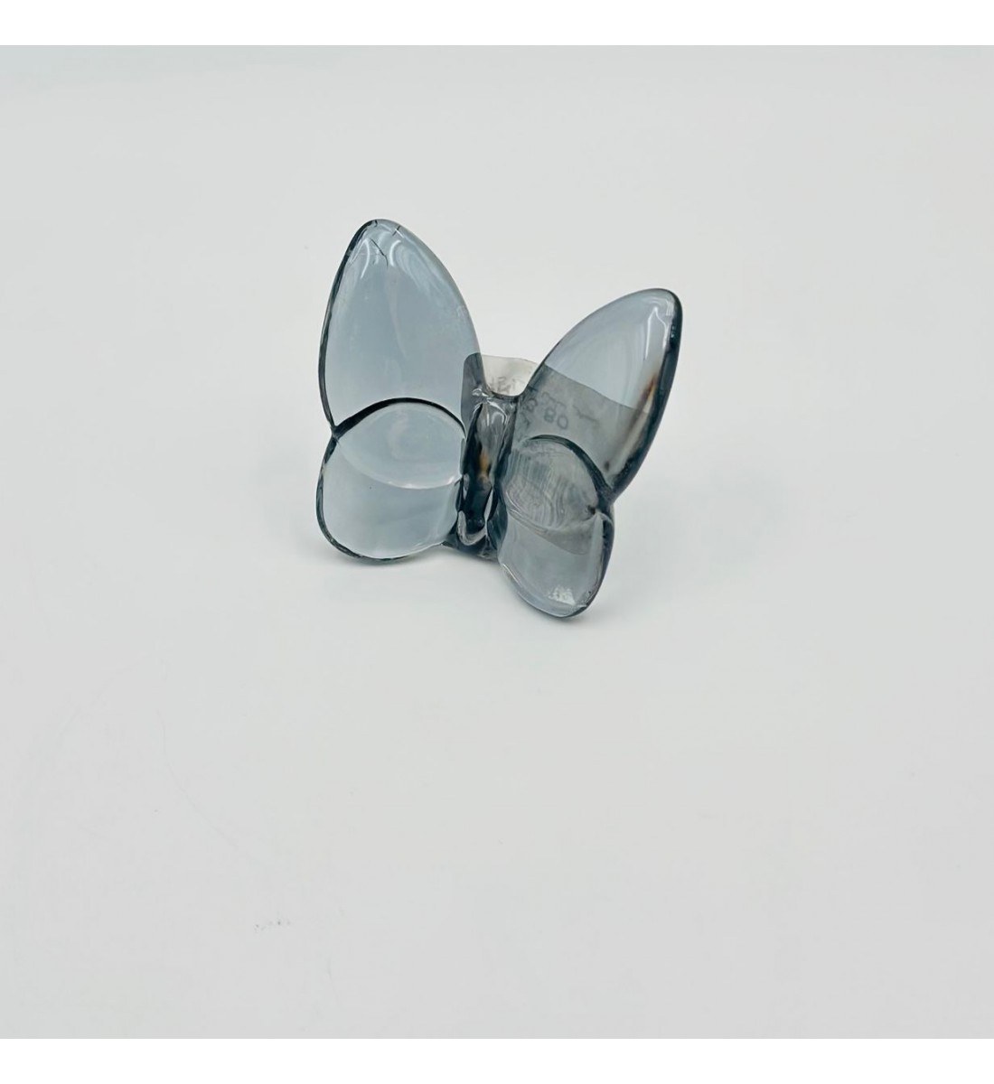 فراشة زجاج لون رمادي 