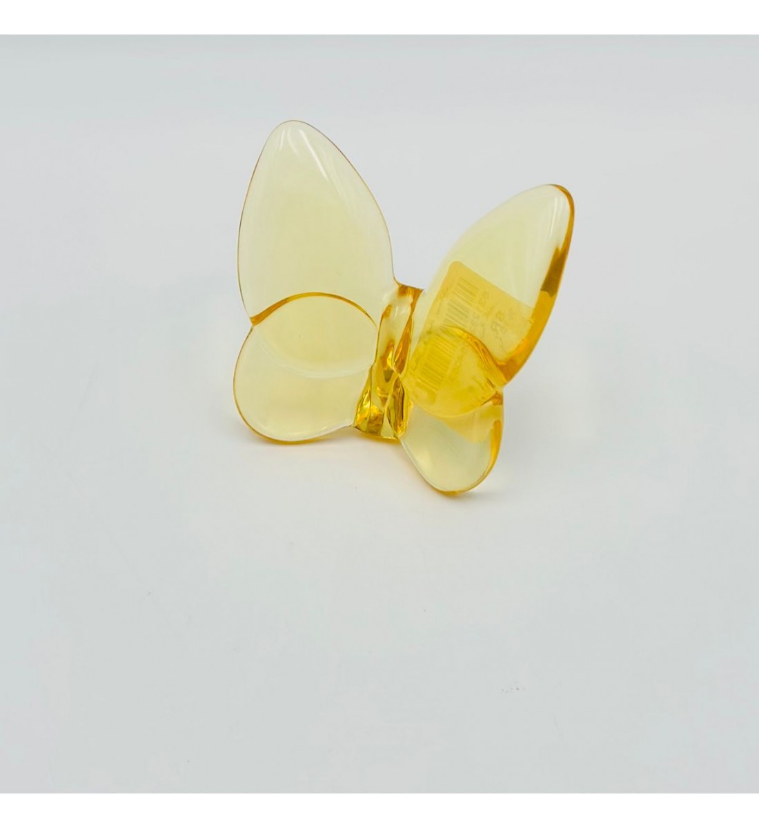 فراشة زجاج لون اصفر 