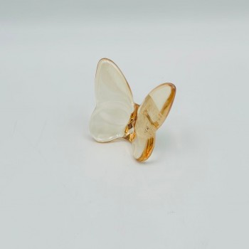 فراشة زجاج لون ذهبي 