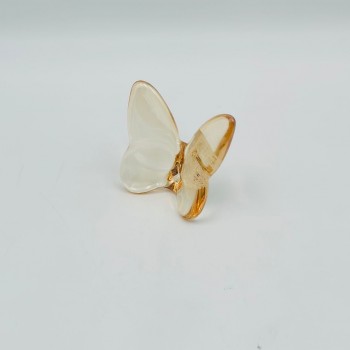 فراشة زجاج لون ذهبي 