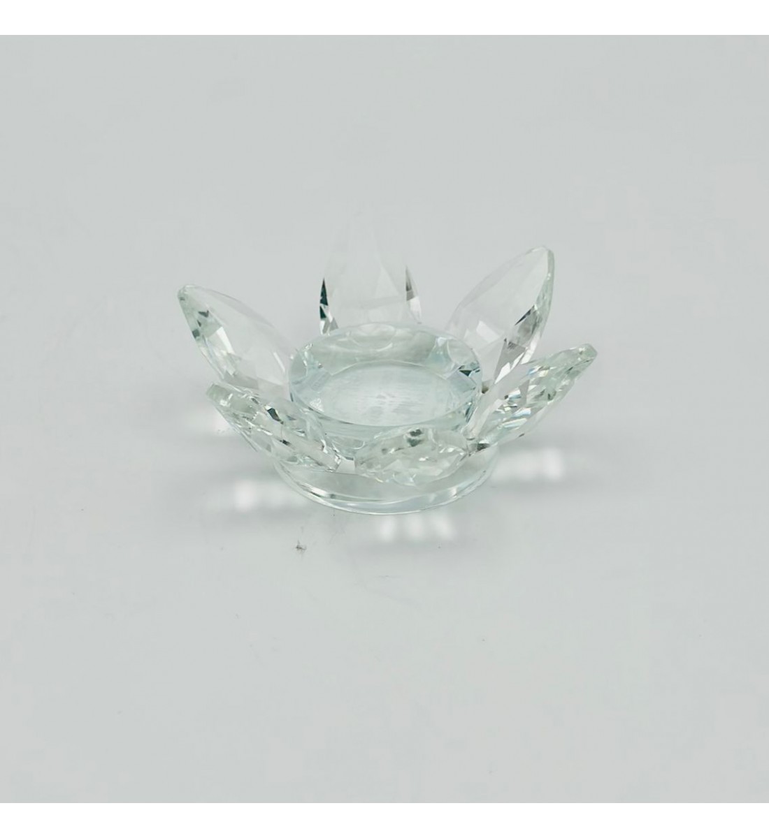 حامل شموع بتصميم لوتس 18سم 