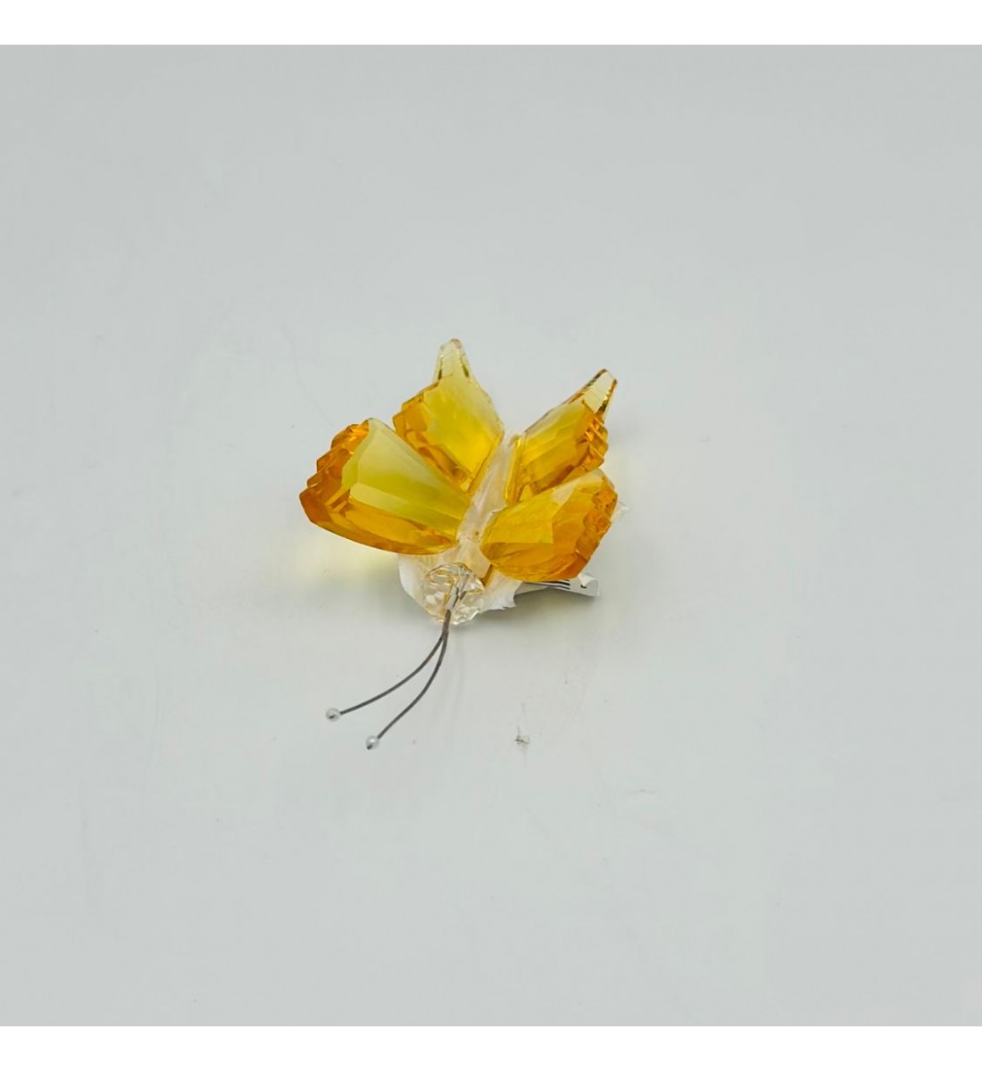 فراشة زجاج لون عسلي 