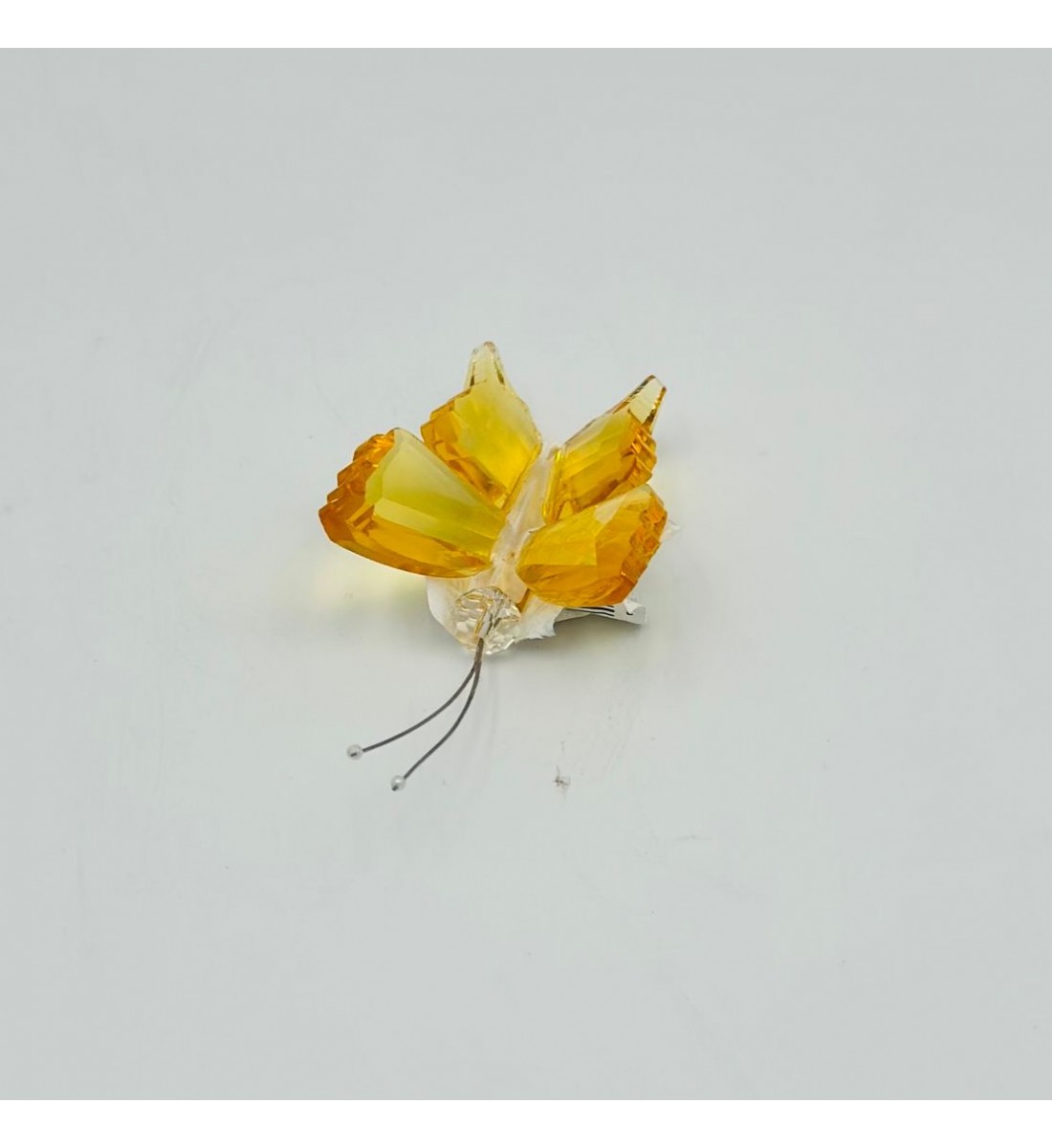 فراشة زجاج لون عسلي 